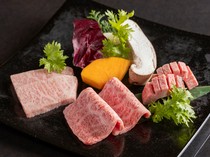 Ariran Rikyu Yufuin Main Branch_Assortment of Premium Matsusaka Beef, Kurenai - You can savor the original umami of the meat.