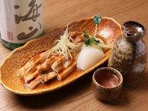 Kaisen-sumiyakidokoro Genya_Boiled conger eel and radish