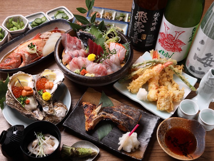 Kaisen-sumiyakidokoro Genya cuisine