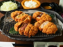  Kimukatsu Assorted Set Meal - Choose your favorite flavor of the cutlet. 