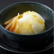 Shokudoen Kita Shinchi Branch_Refreshing Yuzu Sherbet from Miyazaki