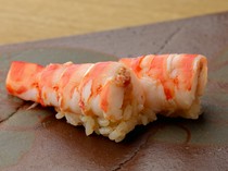 Kita_"Prawn Nigiri" with the aroma and rich flavor of high-quality shrimp