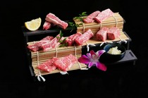  "Assorted Wagyu Beef in Three Tiers" 