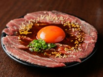 焼肉Horumon　大五郎_数量有限。使用新鲜近江牛颊肉的“Tsurami yukke”