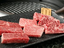 Amiyakitei Sakae Branch_More affordable than the individual dishes! "Assortment of three kinds of domestic beef"