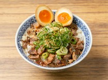 Gion Shirakawa Ramen_Enjoy rice with a delicious topping: "Char Siu Rice Bowl"