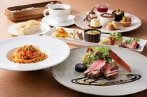  Course with 7 kinds of desserts that you can have as many times as you like 