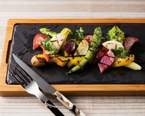  Stone oven roasted vegetables with bagna cauda sauce 