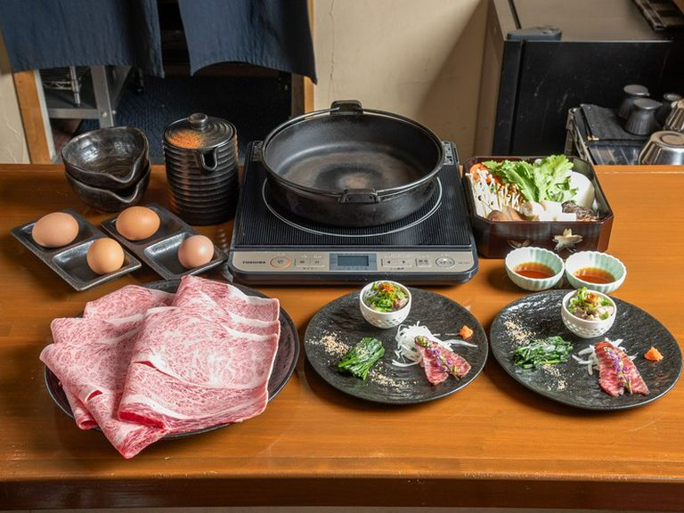 Sukiyaki to shun no shokuzai Kitashinchi Nakatani