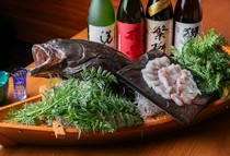 Sakanaya Soma Kurume Branch_Enjoy the "mythical fish" in a simple style with "Kue Sashimi"