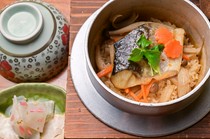  Grilled mackerel rice pot (single item) 