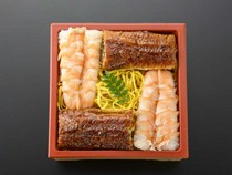  천사 새우 · 우나 덮밥 