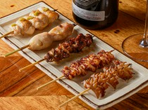 yakitori shouchan 惠比壽_從20多種難得一見的珍貴部位中嚴選的「稀有部位5串拼盤」