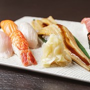 TOKYO FISHERMAN'S WHARF 魚秀～UOHIDE～涩谷宇田川店_特选握寿司10件