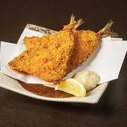 TOKYO FISHERMAN'S WHARF 魚秀～UOHIDE～涩谷宇田川店_炸竹荚鱼