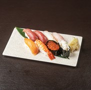 TOKYO FISHERMAN'S WHARF 魚秀～UOHIDE～涩谷宇田川店_特选握寿司（6件）