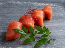 Hakata Motsunabe Yamanaka Hakata Branch_"Karashi Mentaiko" has a subtle yuzu aroma and a perfect spiciness