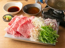 Waniku Shokudo Wa Wa Wa_Yaeyama Gori Beef Shabu-shabu (seasonal main dish)