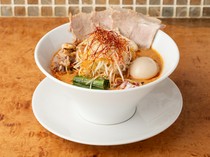  Special Spicy Miso White Soup Ramen - A combo of thick chicken white soup × special umami spicy sauce 