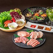 祇園KANKANDERI麗_京都豬肉/特選牛肉烤肉套餐