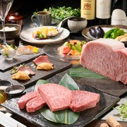 Kobe Teppan Steak Iwasaki_[Specially selected Japanese black beef luxurious three-kind tasting course for two] Includes a welcome drink! Perfect for anniversaries and other special occasions! 24,200 yen for two people