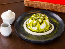 Cafe Sou Hiroshima Miyajimaguchi Branch_Blooming matcha pancakes