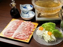  
  Miyaji
  Buta Shabu-Shabu Course - Enjoy rare brand pork in shabu-shabu style. 