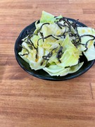 Osaka Tempura Genki (former Tempura Daruma Ichiban Kyobashi Branch)_Cabbage with salted kelp