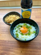 Osaka Tempura Genki (former Tempura Daruma Ichiban Kyobashi Branch)_Fried egg TKG