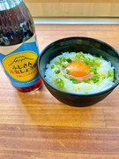 Osaka Tempura Genki (former Tempura Daruma Ichiban Kyobashi Branch)_TKG (made with Genki soy sauce)
