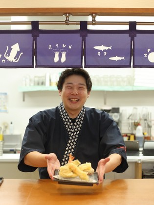 오사카 덴푸라 겐키(구 덴푸라다루마이치반 교바시점)_야하타 노부히코