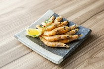 Motsunabe Nagamasa Chikushiguchi Branch_Deep fried Ariake Shiba shrimp