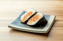  Adult-sized mentaiko rice ball 