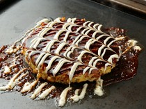 Dohtonbori Okachimachi Branch_If you can't decide, try this! "Special Mix Okonomiyaki"