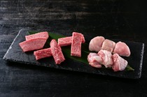  Japanese Black Beef and Takumikyo Chicken "Kiwami" Yakiniku Platter (2 servings) 
