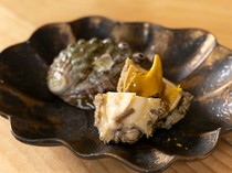 Sushisho Fukuoka Branch_"Abalone" cooked alive, giving it a soft and luxurious texture