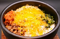 야키니쿠 무라키_돌 구이 치즈 비빔밥