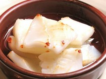 Mực rạn vây lớn với bơ tỏi