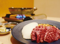 Cow specialty store Itamae Yakiniku Ichigyu Namba Higashi Shinsaibashi Branch_Clay pot skirt steak