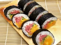 Cow specialty store Itamae Yakiniku Ichigyu Namba Higashi Shinsaibashi Branch_Tangyukke seaweed ball roll