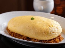 CAFE AUX BACCHANALES_"Souffle Omelette Rice" - Eggs so soft they tremble