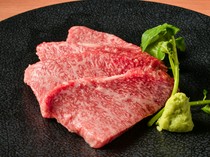 Kurogewagyu Yakiniku Yamaki_A rare cut that can only be obtained from a single cow. Soft and juicy, "Hiuchi"