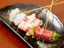 Ganso Kushi-shabu Matsutake Shinsaibashi Branch_"Kushi-shabu" - the delicious flavor of ingredients enhanced by dashi
