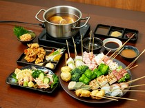 Ganso Kushi-shabu Matsutake Shinsaibashi Branch_Enjoy the charm of the restaurant with the "Kushi Shabu Course"