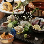  從擺盤到菜餚本身，都經過精心安排和用心呈現。 “時令日式料理” 