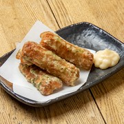  Deep-fried chikuwa with seaweed 