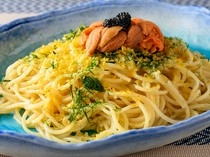 
  Washoku
  French Shinjuku Matsu_
  Gout spaghetti with sea urchin, bottarga, and caviar - The key to its popularity lies in its unique and original naming.