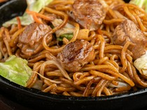 Teppan Yakiniku Okuno Hosomichi_Pork skirt fried noodles