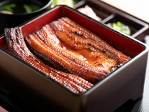 Unagi no Naruse Fukuoka Fukutsu Branch_Grilled eel on rice (take) (3/4 tail)