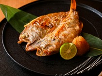 Ginza Seikoan NIIGATA GRAND  HOTEL_"One-night dried rosy seabass" with a deep flavor that fills the entire mouth